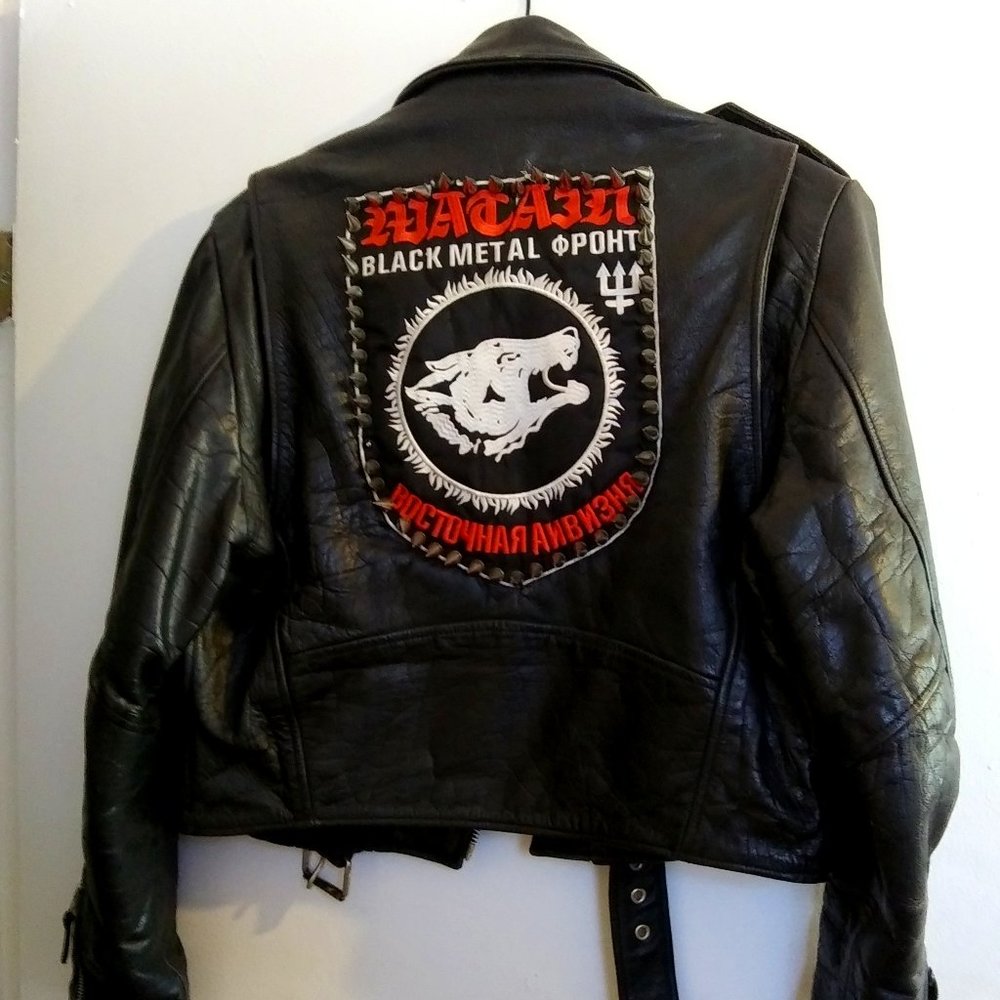 Black Metal Custom Moto Jacket